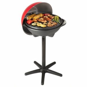 Cuisinart - 2-in-1 Outdoor Electric Grill - Red