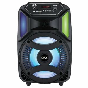 QFX - 8" Bluetooth Recharge Speaker Light Bars - Black