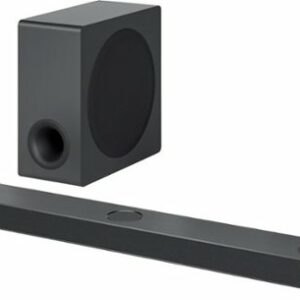 LG - 5.1.3 Channel Soundbar with Wireless Subwoofer, Dolby Atmos and DTS:X - Black