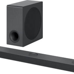 LG - 3.1.3 Channel Soundbar with Wireless Subwoofer, Dolby Atmos and DTS:X - Black