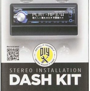 Metra - Dash Kit for Select 1988-2006 Acura, Honda and Isuzu Vehicles - Black