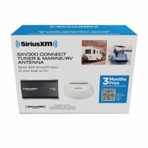 SiriusXM - SXV300 Connect Tuner with Marine/RV antenna - Black White