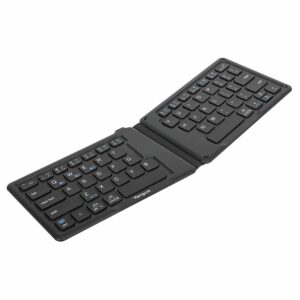 Targus - Ergonomic Foldable Bluetooth Antimicrobial Keyboard - Black