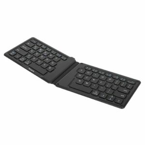 Targus - Ergonomic Foldable Bluetooth Antimicrobial Keyboard - Black