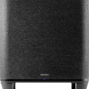 Denon - Home Wireless Subwoofer with Built-in HEOS - Black