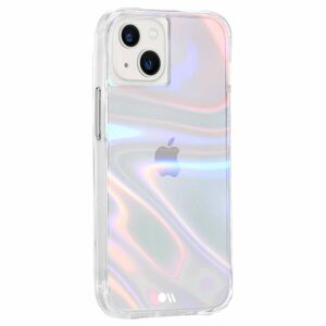 Case-Mate - Soap Bubble Hardshell Case  w/ Antimicrobial for iPhone 13 - Iridescent