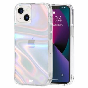 Case-Mate - Soap Bubble Hardshell Case  w/ Antimicrobial for iPhone 13 - Iridescent