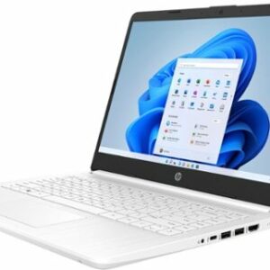 HP - 14" Laptop - Intel Celeron - 4GB Memory - 64GB eMMC - Snowflake White