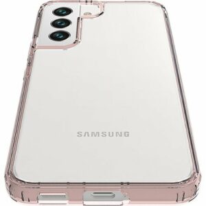 SaharaCase - Hybrid-Flex Hard Shell Case for Samsung Galaxy S22+ - Clear/Rose Gold