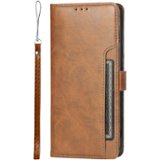 SaharaCase - Folio Wallet Case for Samsung Galaxy S22+ - Brown