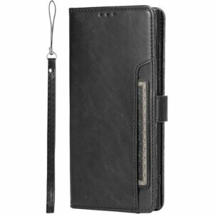 SaharaCase - Folio Wallet Case for Samsung Galaxy S22 Ultra - Black