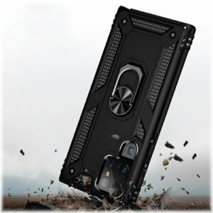 SaharaCase - Military Kickstand Series Case for Samsung Galaxy S22 Ultra - Black