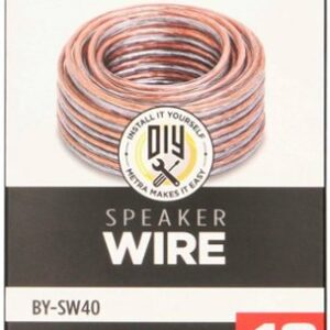 Metra - 40' Spool 18-Gauge Speaker Wire - Clear