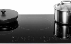 JennAir - 36" Oblivion Built-In Electric Cooktop with Auto Sensor Cooking - Black