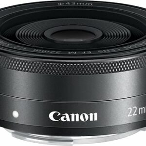 Canon - EF-M22mm F2 STM Standard Lens for EOS DSLR Cameras - Black