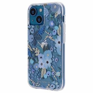 Rifle Paper - iPhone 13 w/ Antimicrobial - Garden Party Blue