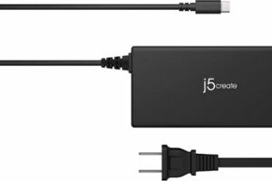 j5create - 100W Super Charger - Works with Chromebook Certified - Black