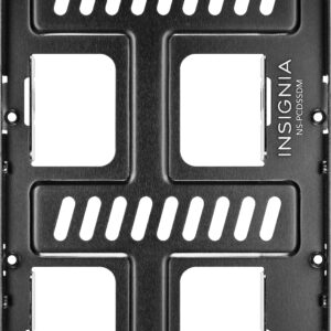 Insignia™ - Dual Drive Mount for 2.5” SATA, SSDs or Hard Drives - Black