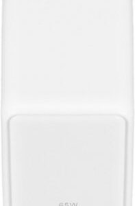 Insignia™ - 72.5W 2-Port USB-C/USB Foldable Wall Charger with International Plugs for Laptops, Smartphone, Tablet and More - White