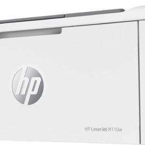 HP - LaserJet M110w Wireless Black and White Laser Printer - White