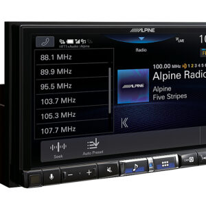 Alpine - 7" Android Auto and Apple CarPlay Bluetooth Digital Media Receiver - Black