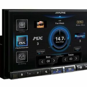 Alpine - 7" Android Auto and Apple CarPlay Bluetooth Digital Media Receiver - Black