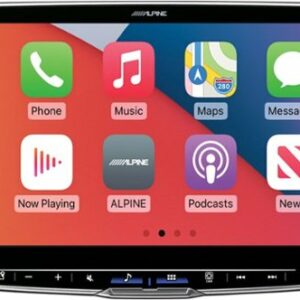 Alpine - 11" Android Auto and Apple CarPlay Bluetooth Digital Media Receiver - Black