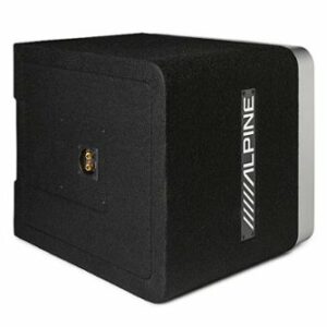 Alpine - Halo R2-Series 12" Dual Voice Coil 4-Ohm Loaded Subwoofer Enclosure - Black