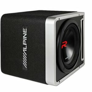 Alpine - Halo R2-Series 12" Dual Voice Coil 4-Ohm Loaded Subwoofer Enclosure - Black