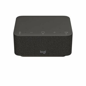 Logitech - Logi Dock All-in One Laptop Docking Station with Speakerphone for Zoom, Google Meet, Google Voice - Graphite