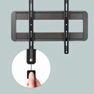 One for All - Ultra-Slim TV Wall Mount for 42"-100" Flat Panel TVs - Fixed Position - Black