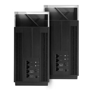 ASUS - ZenWiFi Pro AXE11000 Tri-Band WiFi 6E Mesh Wi-Fi System (2-pack) - Black