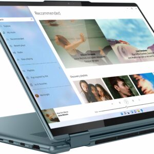 Lenovo - Yoga 7i 14" 2.2K Touch 2-in-1 Laptop - Intel Evo Platform - Core i7-1255U - 16GB Memory - 512GB SSD - Stone Blue