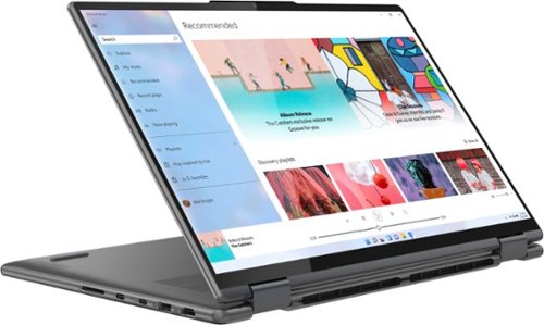 Lenovo - Yoga 7i 16" 2.5K Touch 2-in-1 Laptop - Intel Evo Platform - Core i5-1240P - 8GB Memory - 256GB SSD - Storm Grey