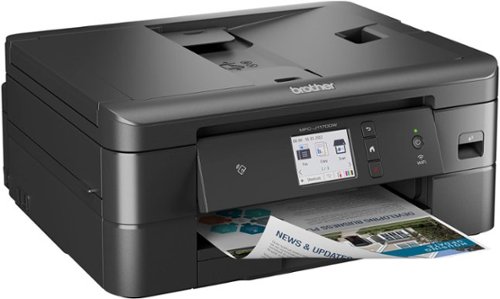 Brother - MFC-J1170DW Wireless Color All-in-One Refresh Subscription Eligible Inkjet Printer - Black