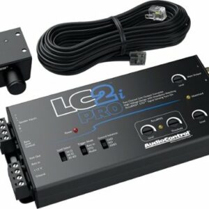 AudioControl - 2-Channel Active Line Output Converter with AccuBASS and Subwoofer Control - Black