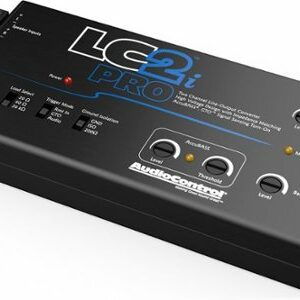 AudioControl - 2-Channel Active Line Output Converter with AccuBASS and Subwoofer Control - Black