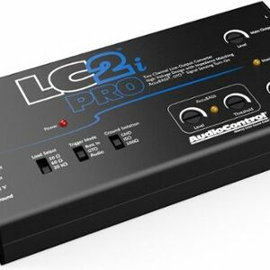 AudioControl - 2-Channel Active Line Output Converter with AccuBASS and Subwoofer Control - Black