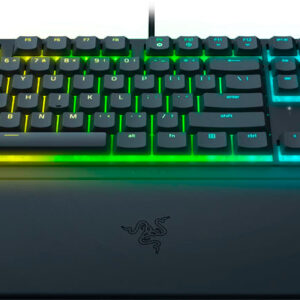 Razer - Ornata V3 Full-Size Wired Mecha-Membrane Gaming Keyboard with Chroma RGB Backlighting - Black