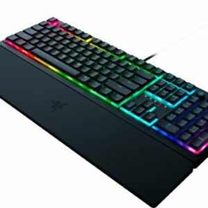 Razer - Ornata V3 Full-Size Wired Mecha-Membrane Gaming Keyboard with Chroma RGB Backlighting - Black