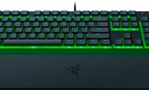 Razer - Ornata V3 X Full-Size Wired Membrane Gaming Keyboard with Chroma RGB Backlighting - Black