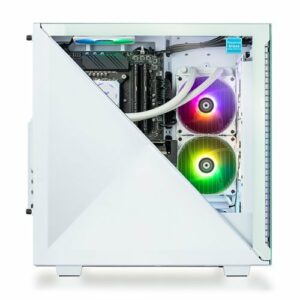 Thermaltake - Avalanche 360T Gaming Desktop - Ryzen 5 5600X - 16GB RGB Memory - NVIDIA GeForce RTX 3060 Ti - 1TB NVMe M.2 - White