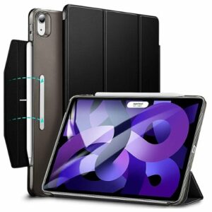 SaharaCase - AirShield Series Folio Case for Apple® iPad® Air 10.9" (4th Gen and 5th Gen 2022) - Black