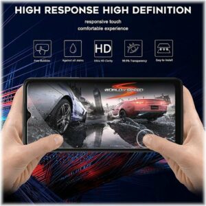 SaharaCase - ZeroDamage Ultra Strong+ Tempered Glass Screen Protector for Samsung Galaxy A13 5G (2-Pack) - Clear