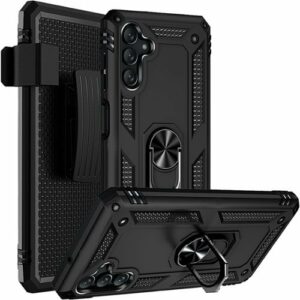 SaharaCase - Military Kickstand Series Case for Samsung Galaxy A13 5G - Black