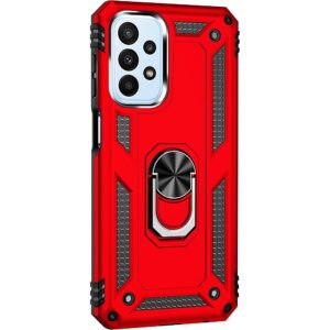 SaharaCase - Military Kickstand Series Case for Samsung Galaxy A23 5G - Red