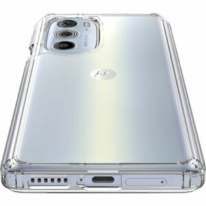 SaharaCase - Hybrid-Flex Hard Shell Case for Motorola Edge+ 2022 - Clear