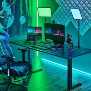 Razer - Key Light for Streaming with Chroma RGB Lighting - Black