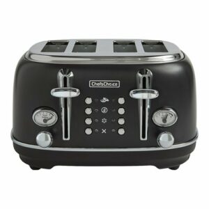 Chef'sChoice - 4-Slice, Wide Slot Gourmezza Toaster, 1500W - Matte Black