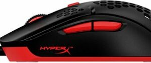 HyperX - Pulsefire Haste Lightweight Wired Optical Gaming Mouse with RGB Lighting - Black/Red